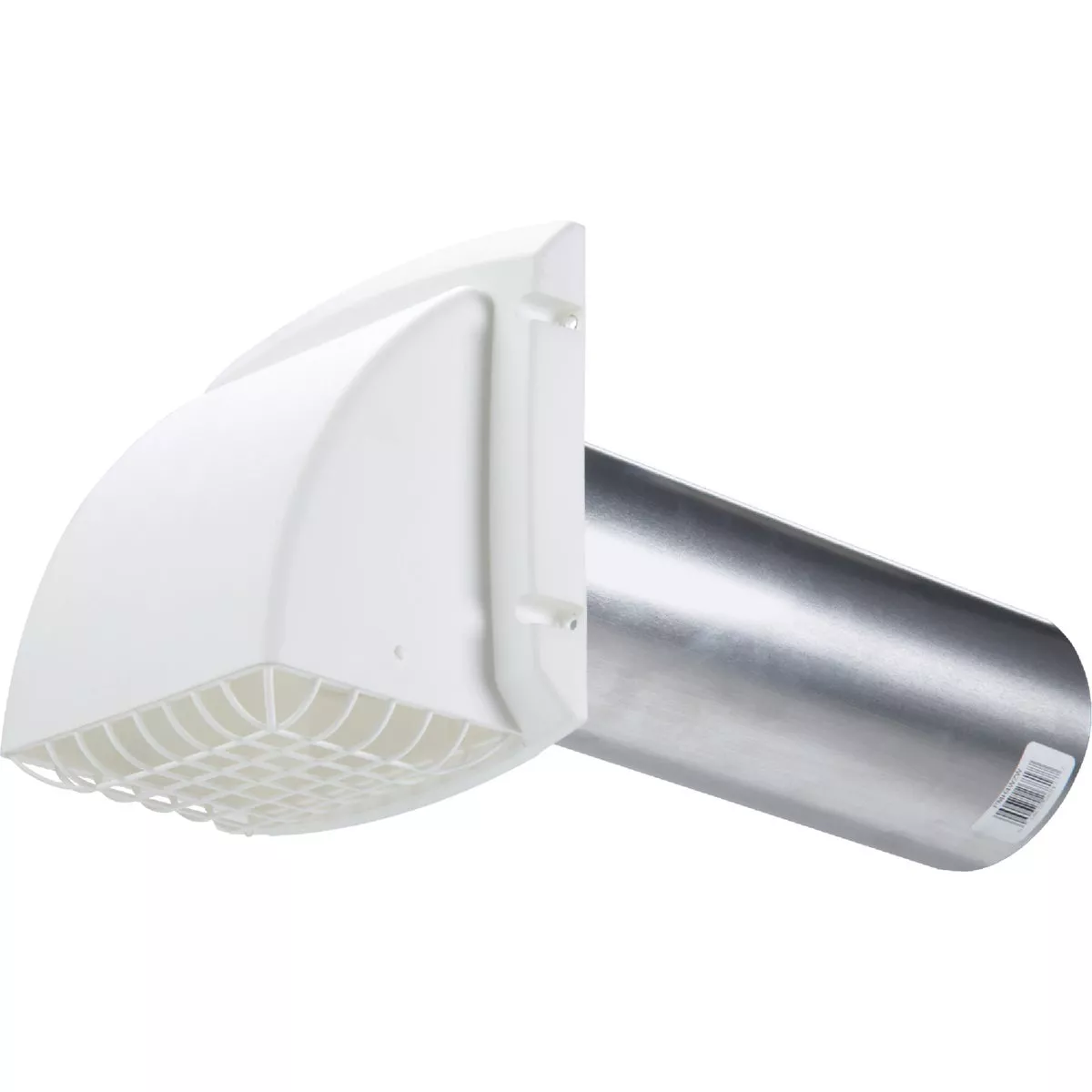 Dundas Jafine ProMax 4 In. White Plastic Dryer Vent Hood (Bulk) - photo 2
