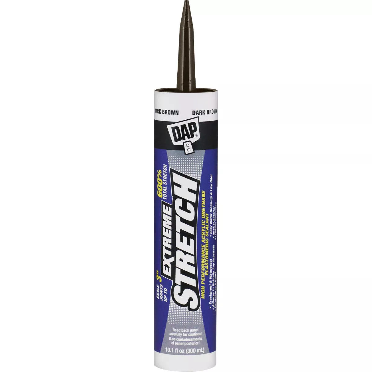Dap Extreme Stretch 10.1 Oz. Dark Brown Acrylic Urethane Premium Elastomeric Sealant