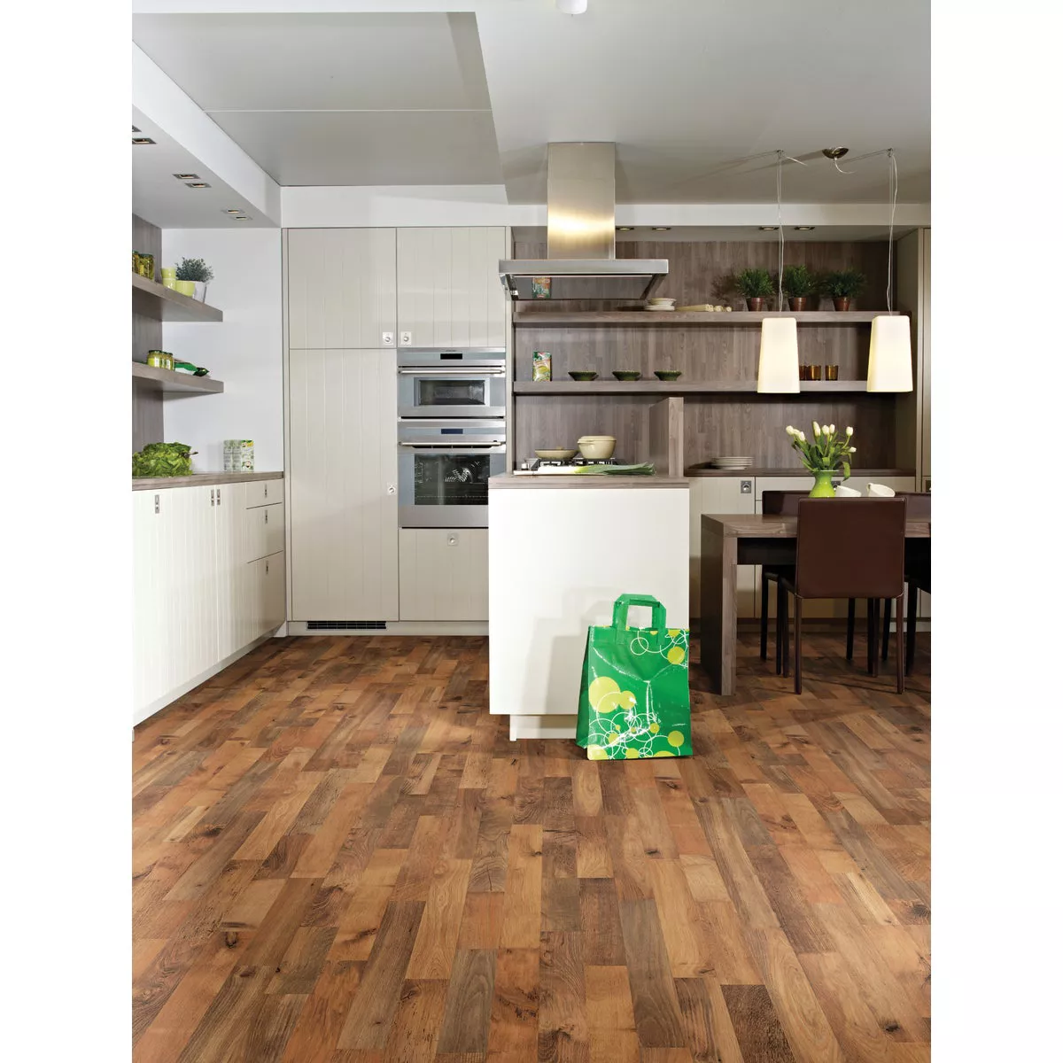 Balterio Right Step Vitality Avignon Oak 7.44 In. W x 49.64 In. L Laminate Flooring (25.64 Sq. Ft./Case)