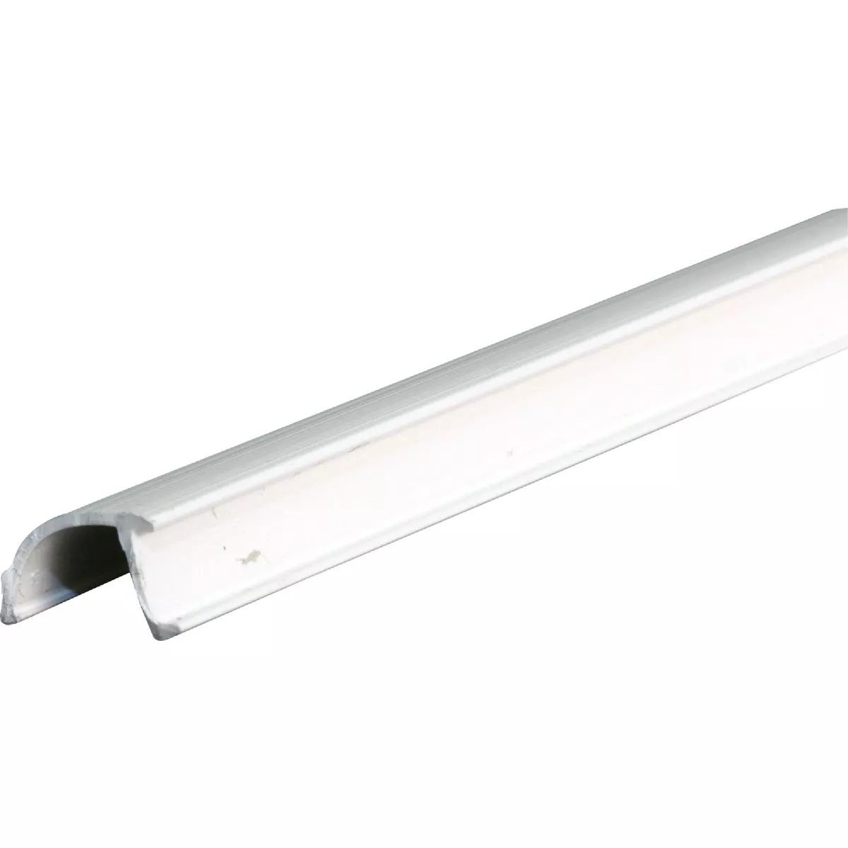 Prime-Line Make-2-Fit 72 In. White Snap-In Rigid Vinyl Glass Spline