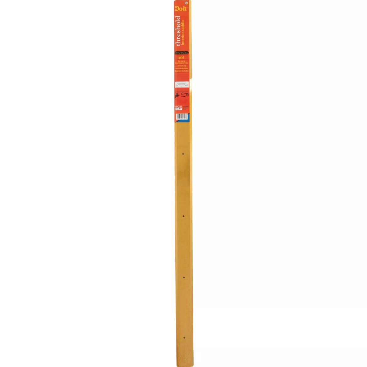 Do it Saddle 36" L x 1-3/4 " W x 1/8" H Gold Threshold - photo 2