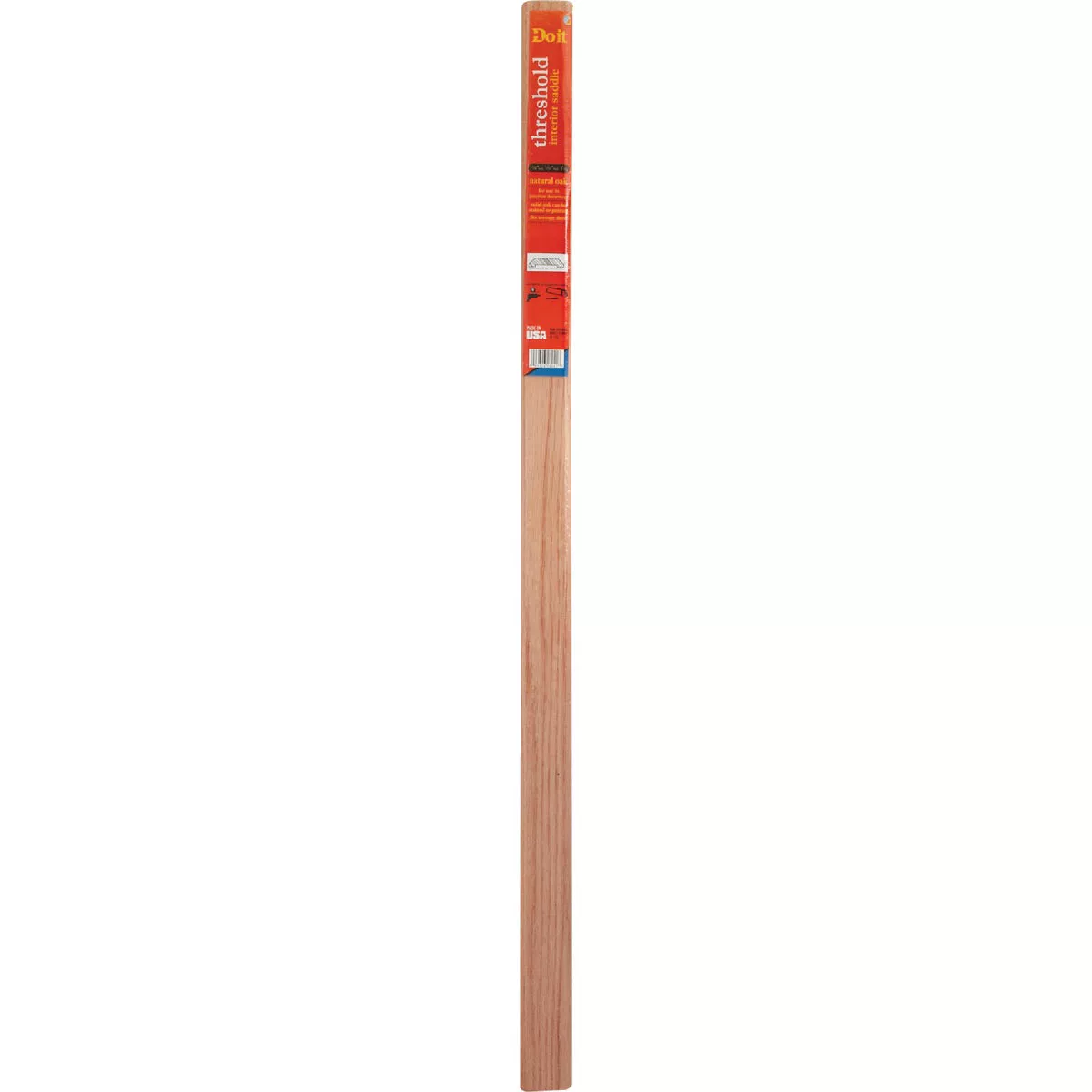 Do it Saddle 36 In. L x 1-3/4 In. W x 5/16 In. H Natural Oak Threshold - photo 2