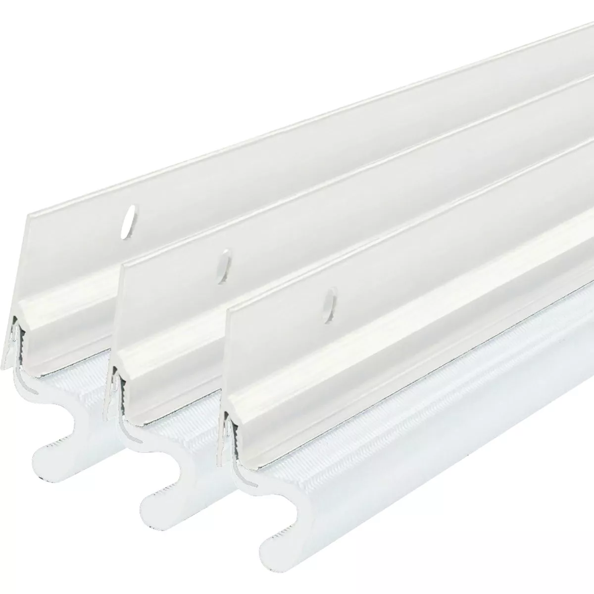 M-D Building Products White Aluminum and Vinyl-coated Foam Heavy-duty Screw-on Top and Sides Door Seal Kit - photo 3