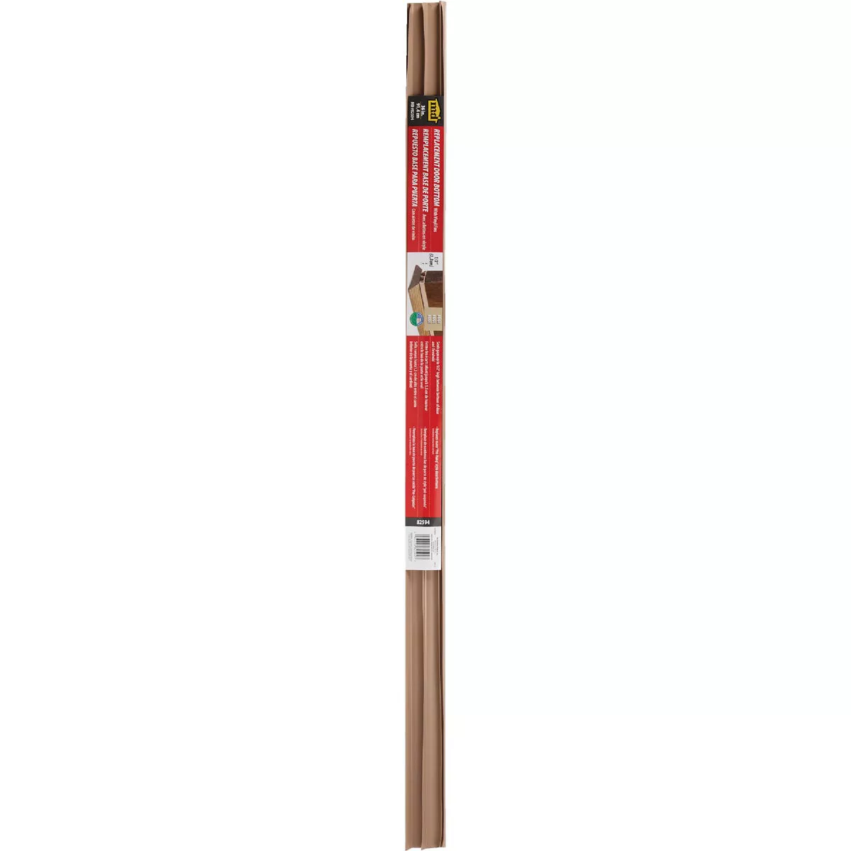 M-D Building Products 1.75 In. W. x 0.5 In. H. x 36 In. L. Vinyl Beige Door Bottom - photo 2