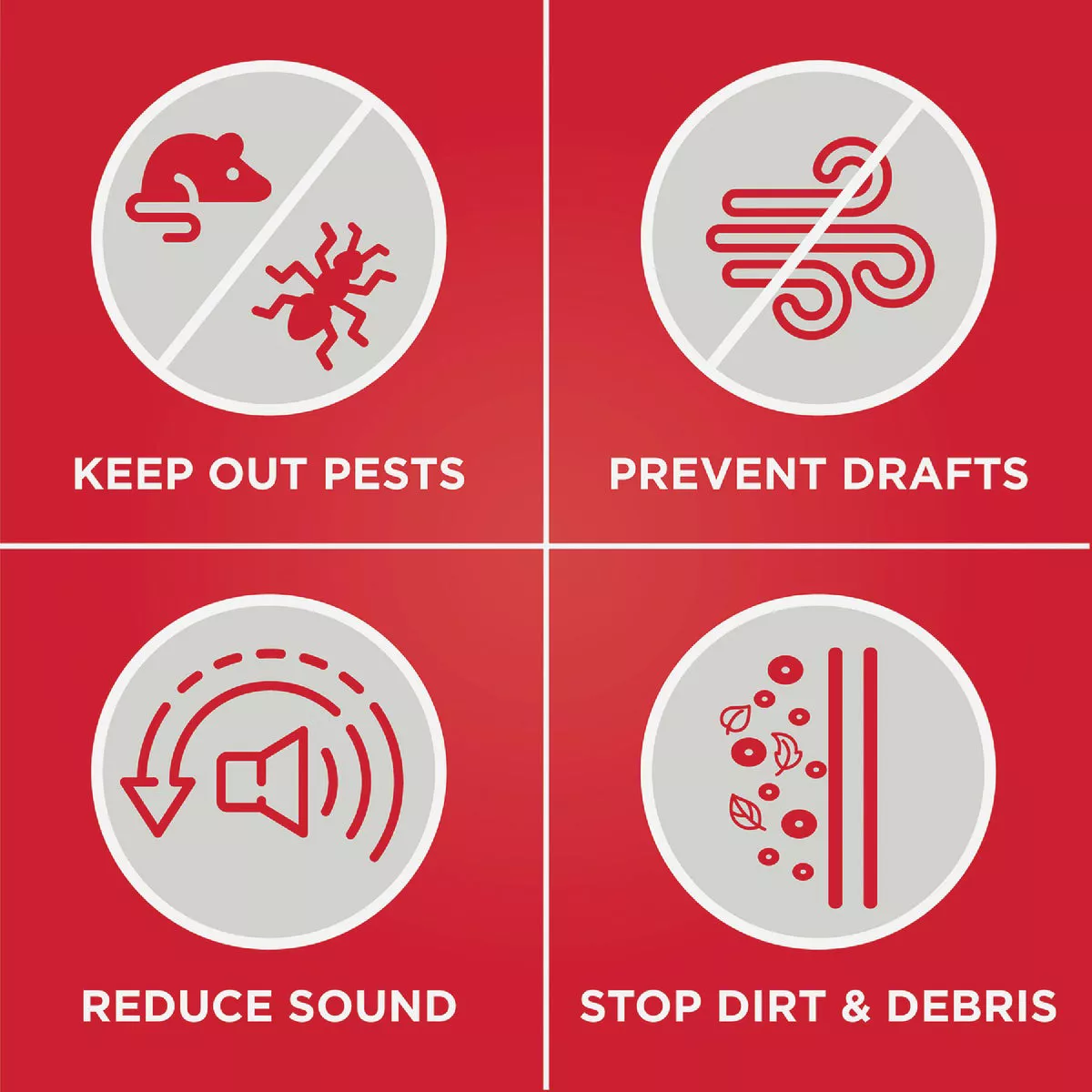 M-D Building Products 36 In. Gray Door Sweep Insert - photo 4