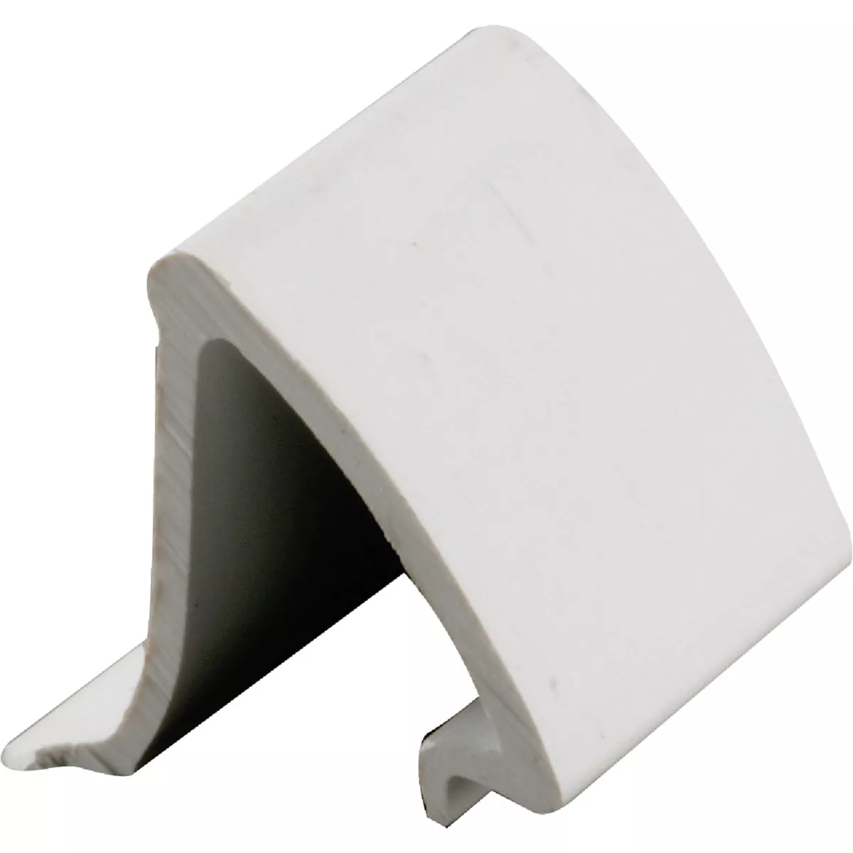 Prime-Line Make-2-Fit 72 In. White Snap-In Rigid Vinyl Glass Spline