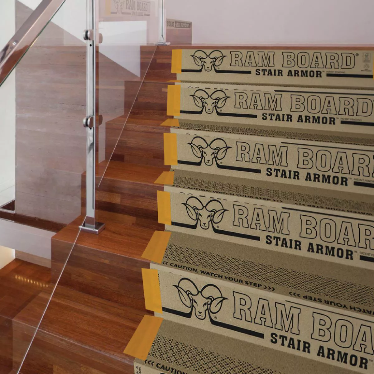 Ram Board Stair Armor 34 In. W x 19 In. H Stair Protector (6-Pack) - photo 2