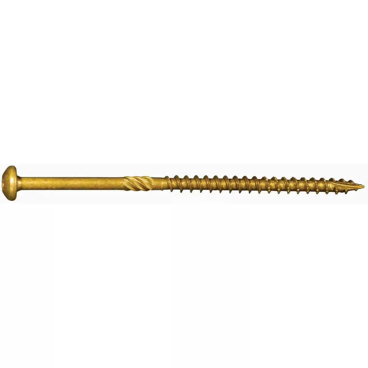 Midwest Fastener SaberDrive #10 x 4 In. Tan XL1500 Coated Steel Star Drive Pan Head Deck Screws (50 Ct.)