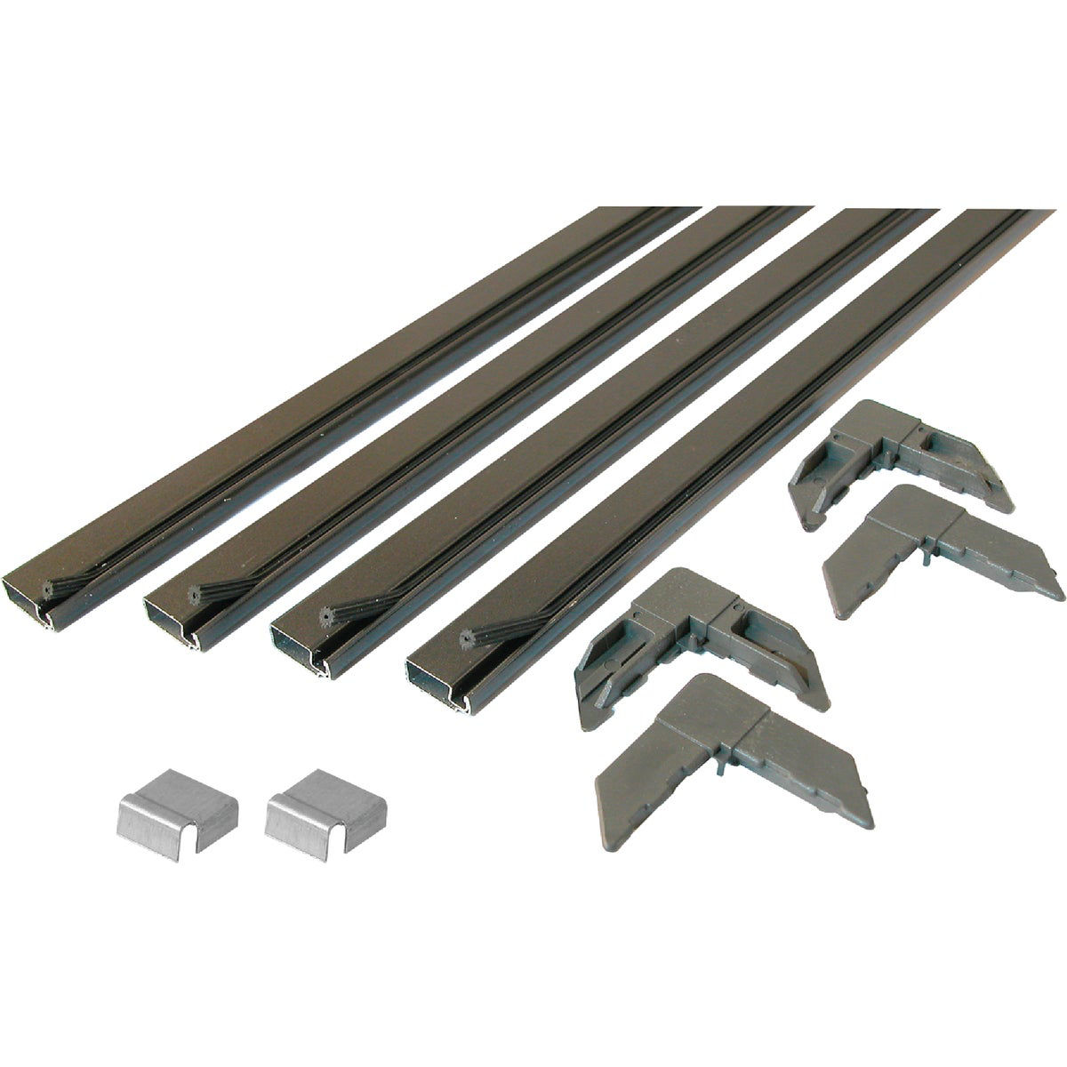 PrimeLine 3/4 In. x 5/16 In. x 5 Ft. Bronze Screen Frame Kit Do it Best
