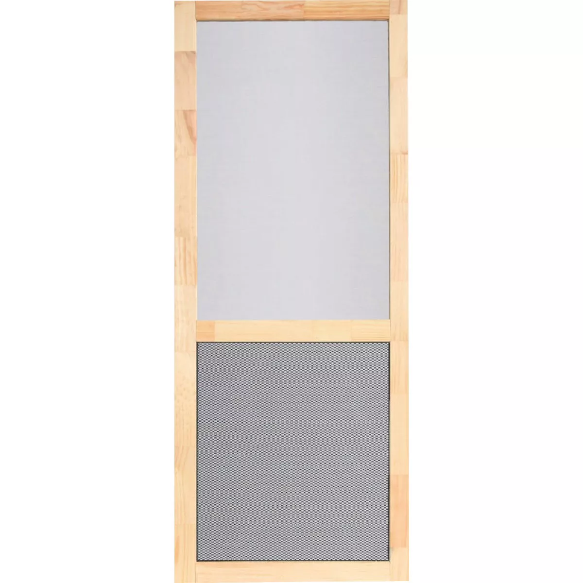 Screen Tight Century Pet Guard 32 In. W x 80 In. H x 1 1/8 In. Thick Natural Wood Screen Door