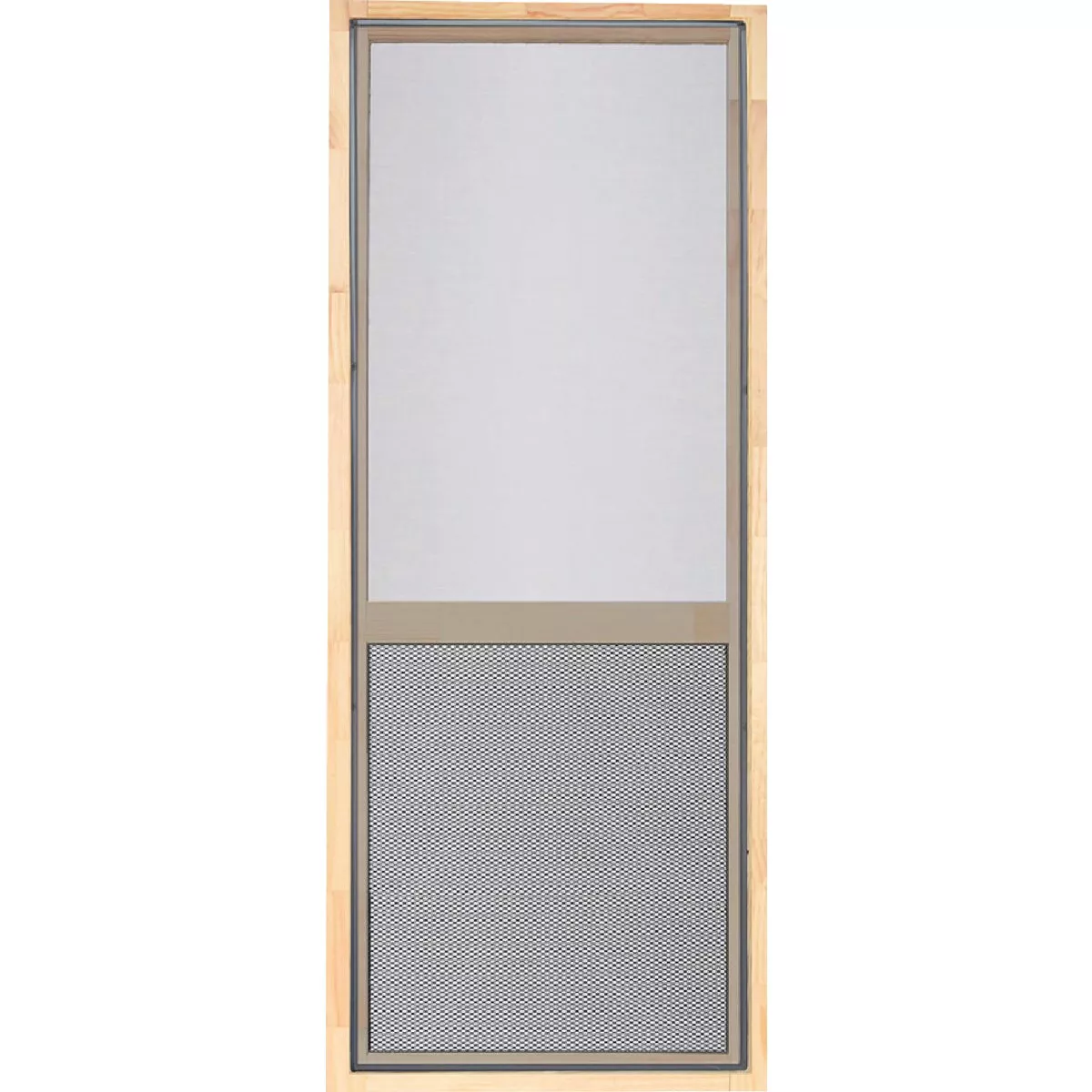 Screen Tight Century Pet Guard 32 In. W x 80 In. H x 1 1/8 In. Thick Natural Wood Screen Door - photo 2