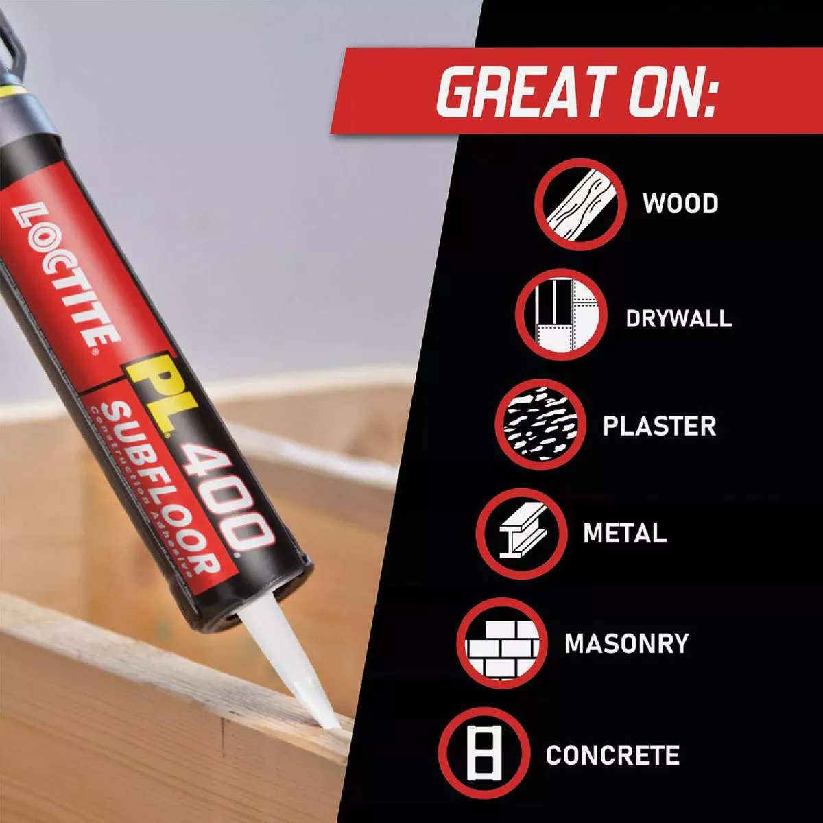 LOCTITE PL 400 10 Oz. VOC Subfloor Adhesive - photo 4