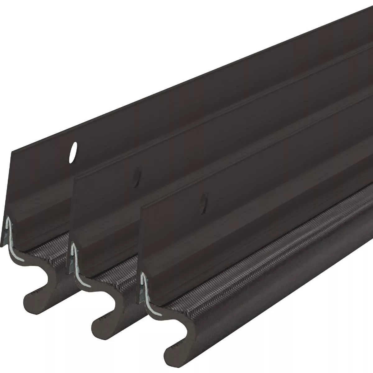 M-D Building Products Bronze Aluminum and Vinyl-coated Foam Heavy-duty Screw-on Top and Sides Door Seal Kit - photo 2