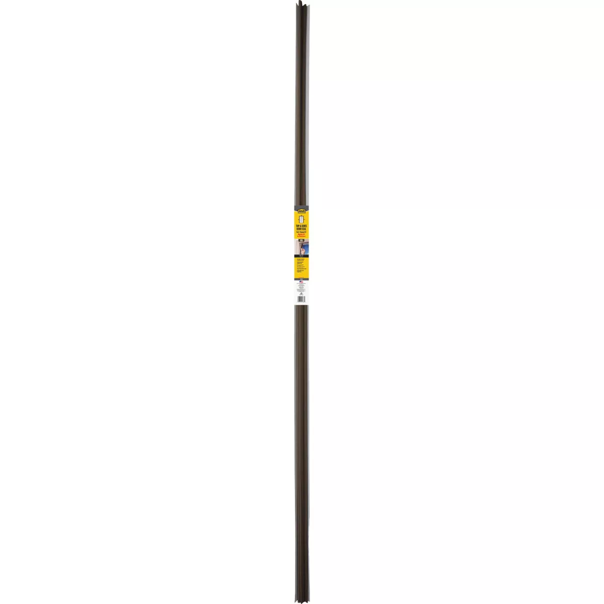 M-D Building Products 81 In. Brown Vinyl with Magnetic Strip Top and Sides Door Seal Kit for Steel Doors - photo 2