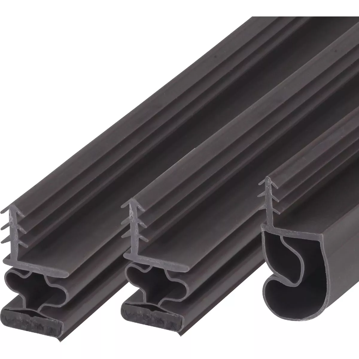 M-D Building Products 81 In. Brown Vinyl with Magnetic Strip Top and Sides Door Seal Kit for Steel Doors - photo 3