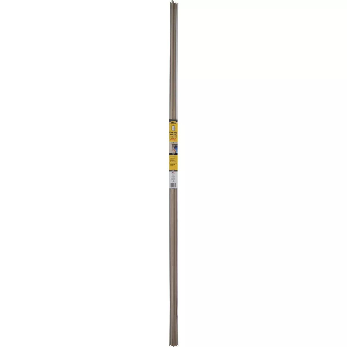 M-D Building Products 81 In. Beige Vinyl with Magnetic Strip Top and Sides Door Seal Kit for Steel Doors - photo 2