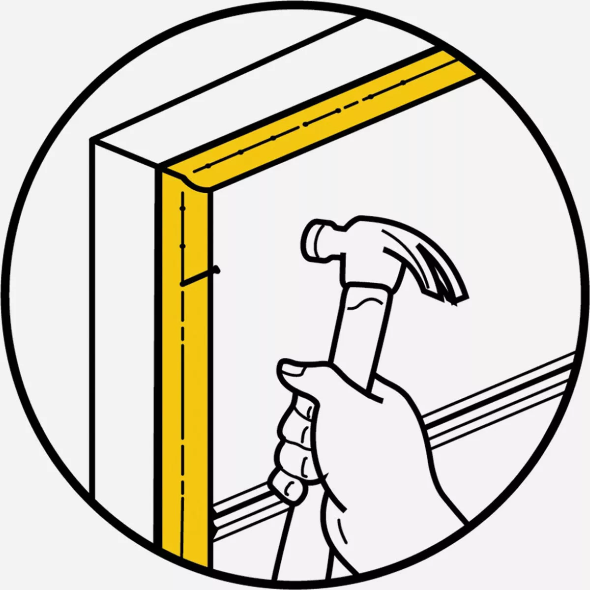 M-D Building Products 30 Ft. White Vinyl Garage Door Top and Sides Seal - photo 7