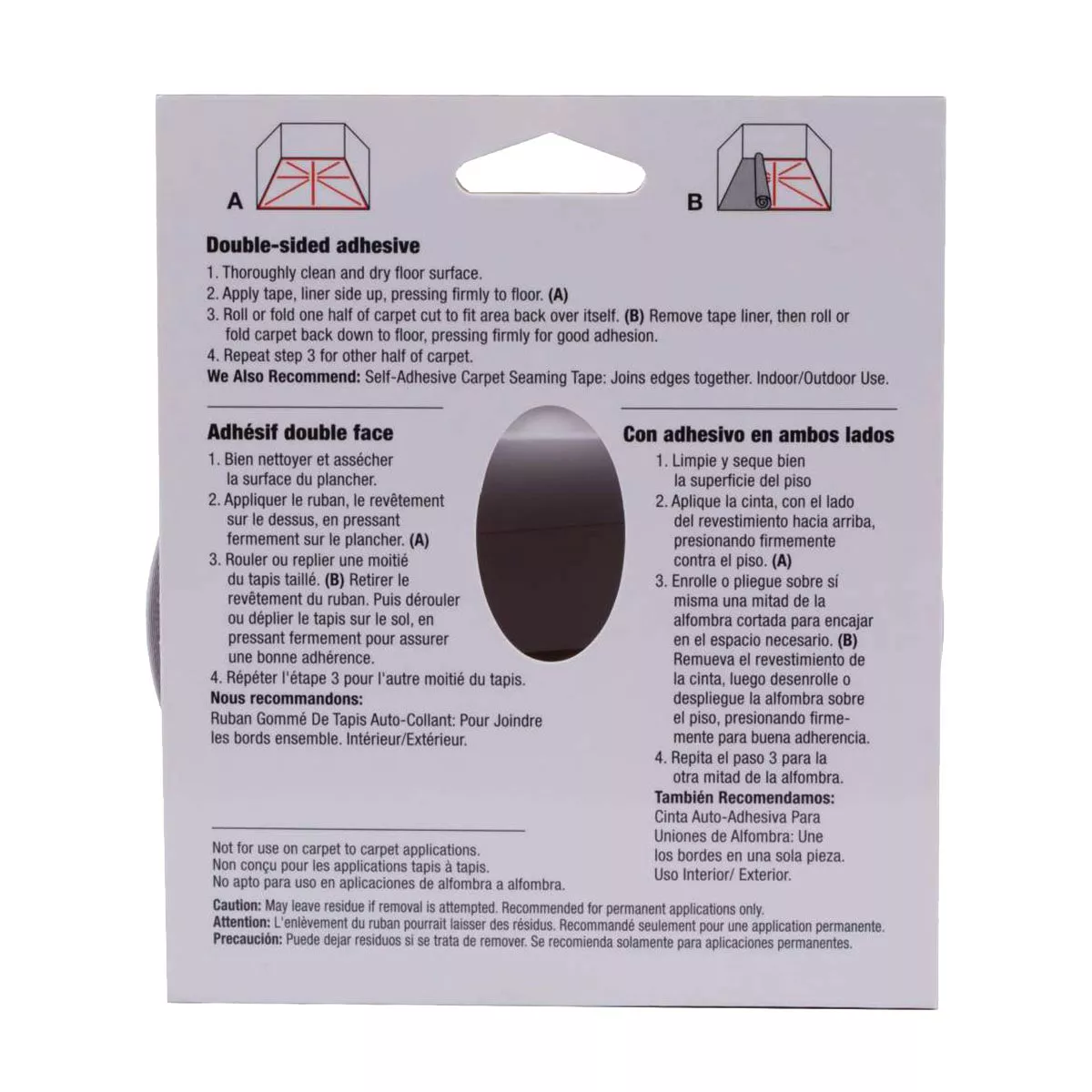 Duck Heavy Traffic 1.5 In. x 42 Ft. Indoor Carpet Tape - photo 2