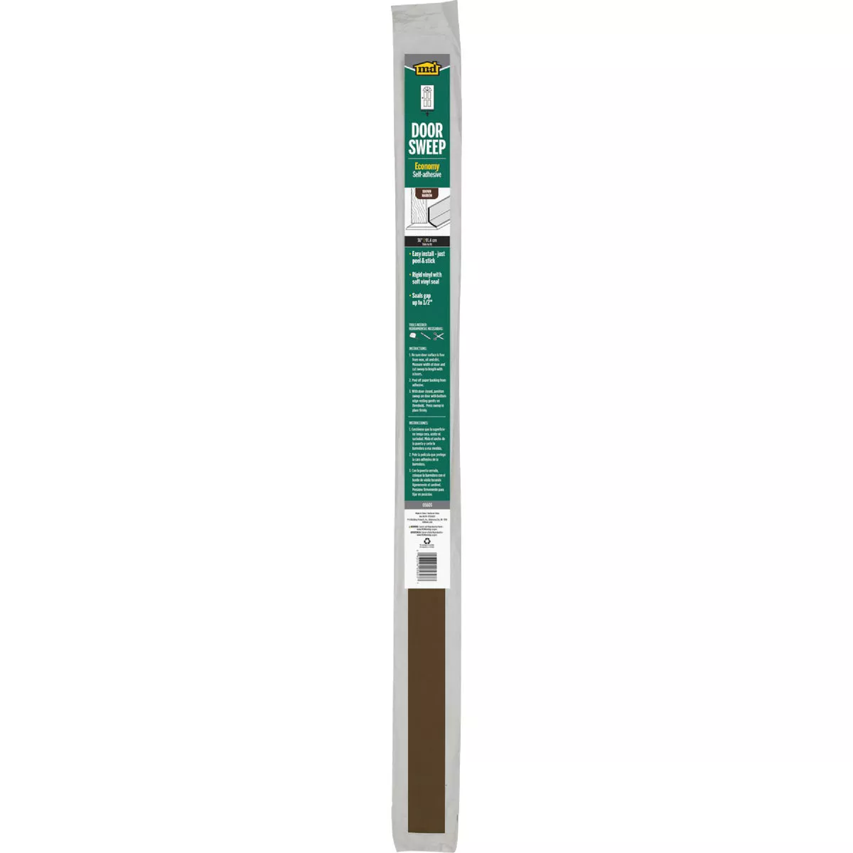 M-D Building Products 0.125 In. 36 In. Brown Door Sweep - photo 2