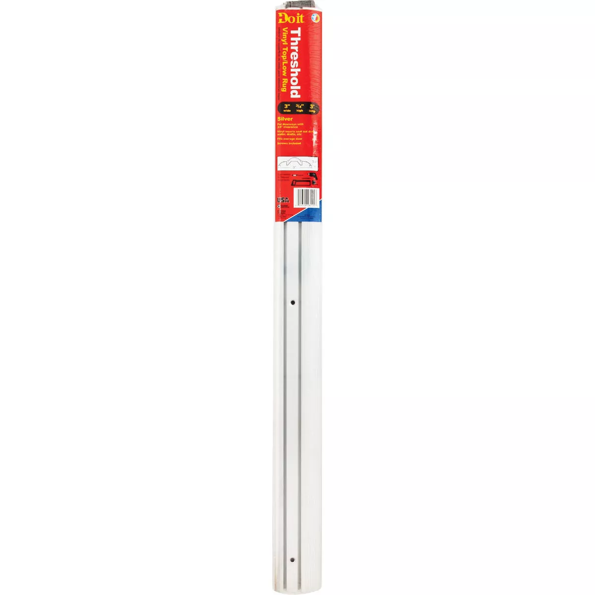Do it Low 36" L x 3" W x 3/4" H Silver Threshold - photo 2