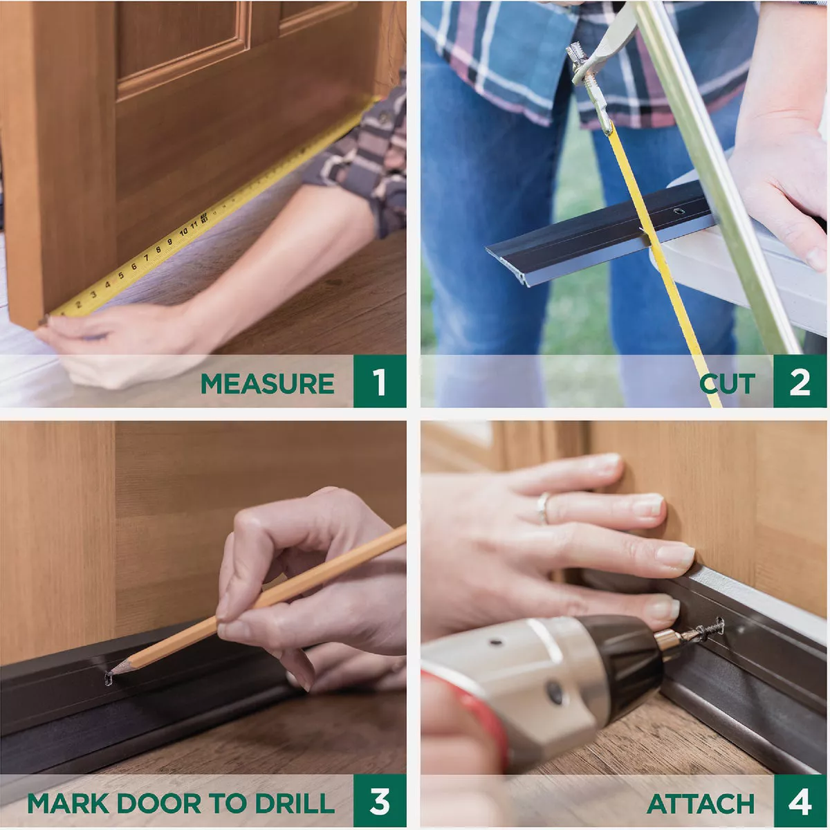 M-D Building Products 0.25 In. 36 In. White Door Sweep - photo 9