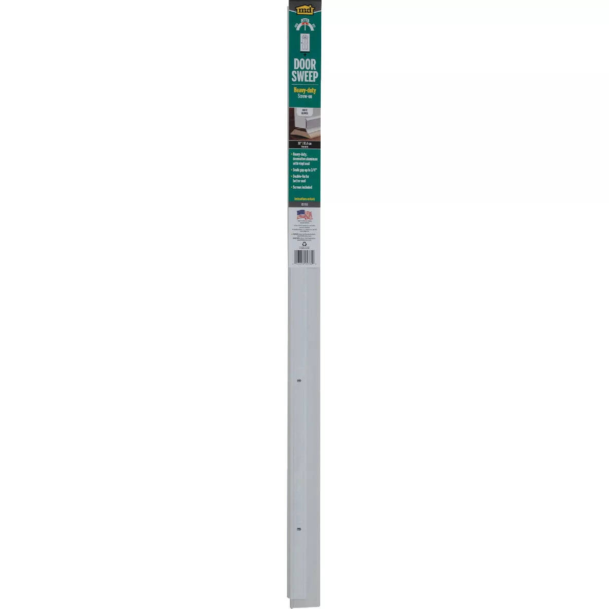 M-D Building Products 0.25 In. 36 In. White Door Sweep - photo 2