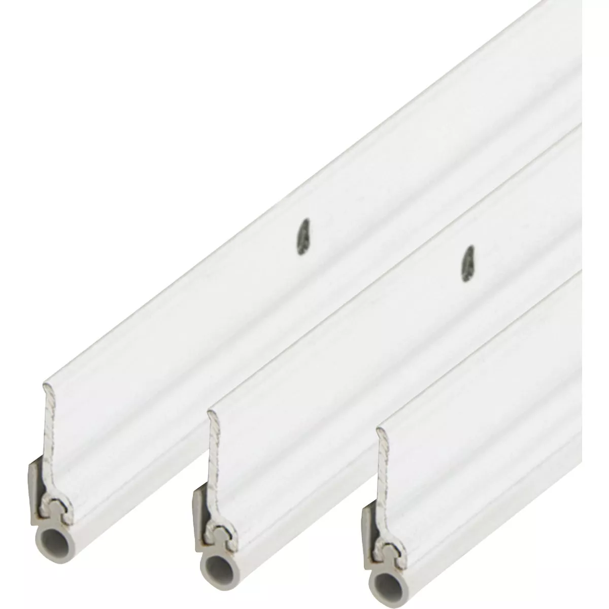 M-D Building Products 36 In. x 84 In. White Flat-design Aluminum and Vinyl Commercial Screw-on Top and Sides Door Seal Kit - photo 2
