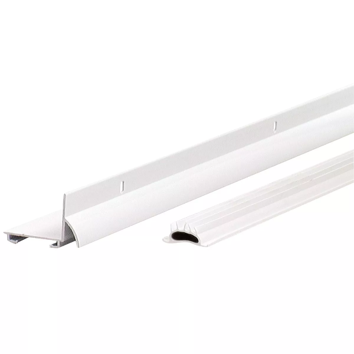 M-D Building Products Ultra 1.75 In. W. x 1.625 In. H. x 36 In. L. Aluminum White Door Bottom
