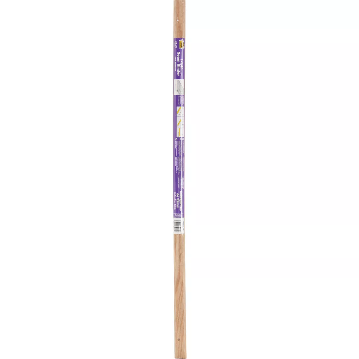 M-D Building Products 1-1/4 in. x 36 in. Unfinished Hardwood Seam Binder with Screws - photo 2