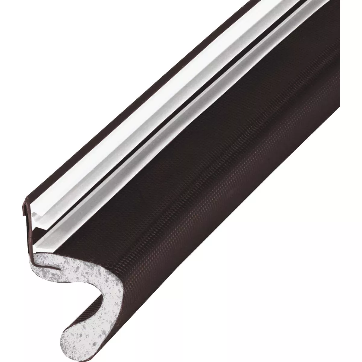 M-D Building Products 81 In. Brown Vinyl-coated Foam Top and Sides Door Seal for Doors with Kerf/Channel - photo 3