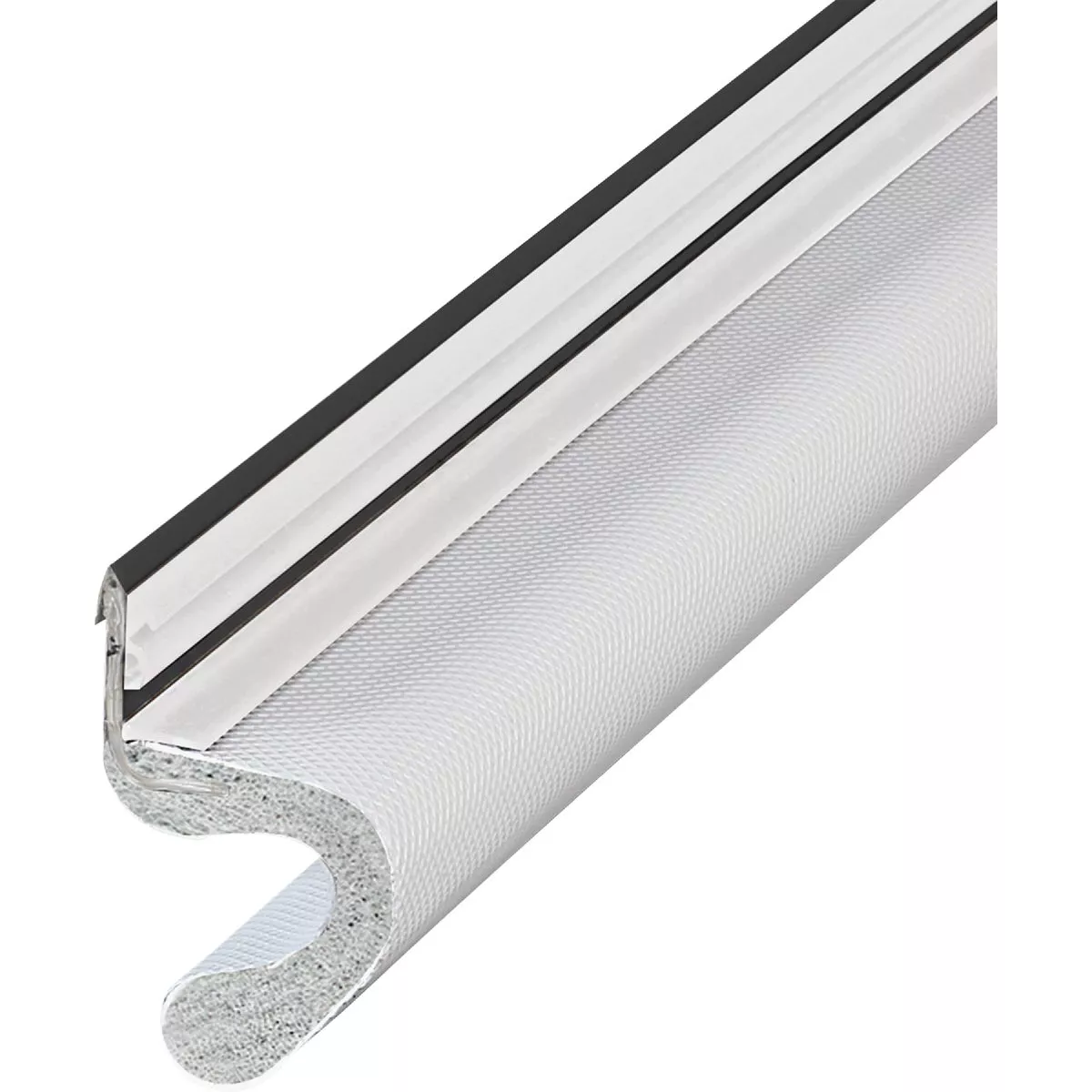 M-D Building Products 81 In. White Vinyl-coated Foam Top and Sides Door Seal for Doors with Kerf/Channel - photo 3