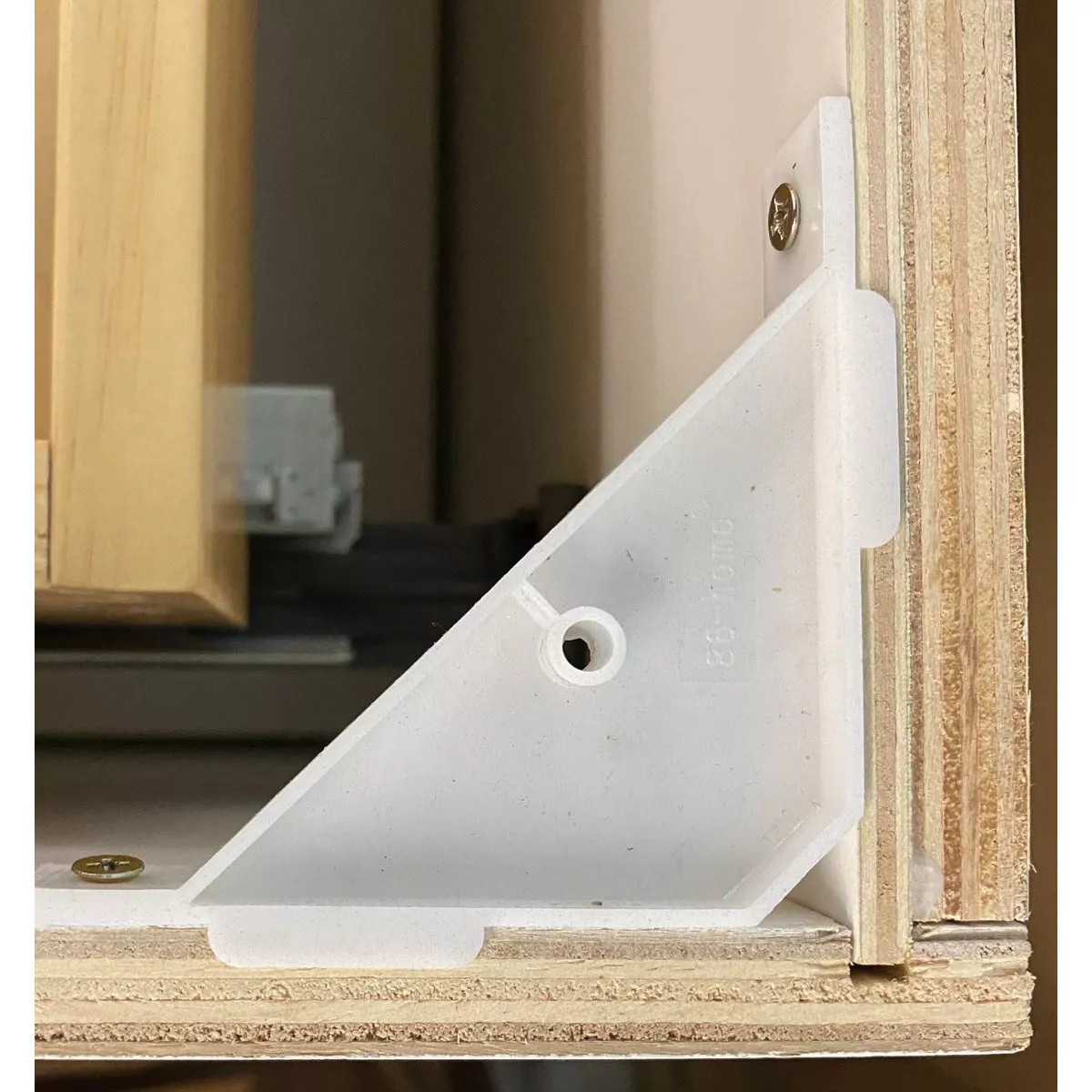 CraftMark Plymouth Shaker 24 In. W x 24 In. D x 34.5 In. H Ready To Assemble White Base Kitchen Cabinet - photo 2