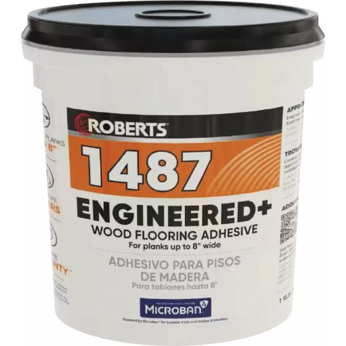 Roberts 1487 Engineered+ Wood Flooring Adhesive, 1 Gal.