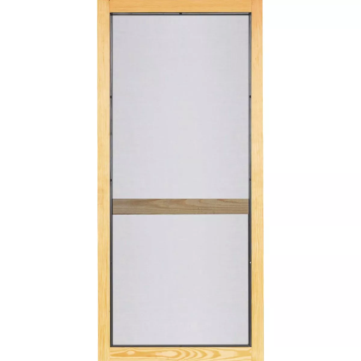 Screen Tight Woodcraft 32 In. W x 80 In. H x 1 In. Thick Natural Wood Screen Door - photo 2