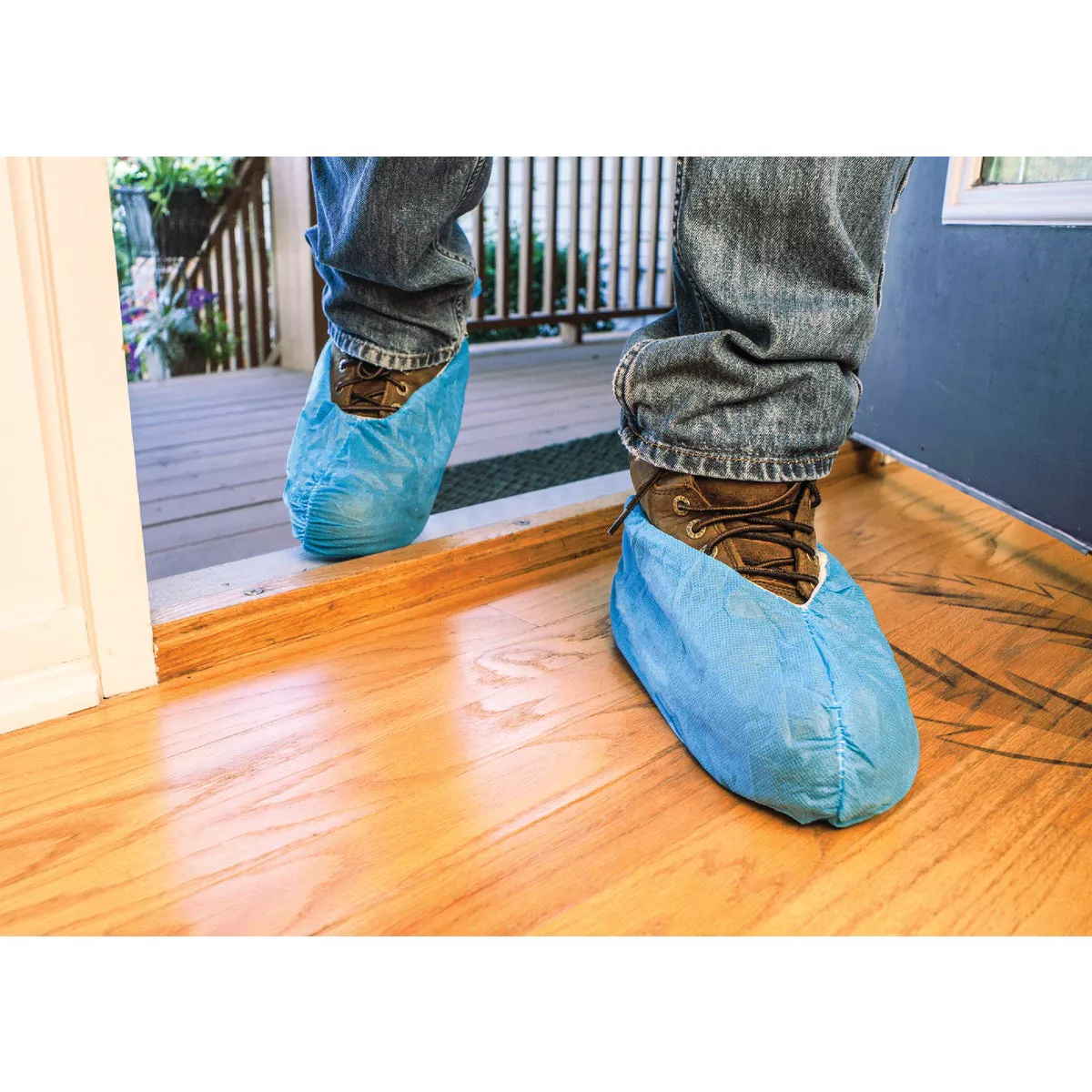 Trimaco SuperTuff Blue Slip Resistant Poly Shoe Guard (10-Pair) - photo 2