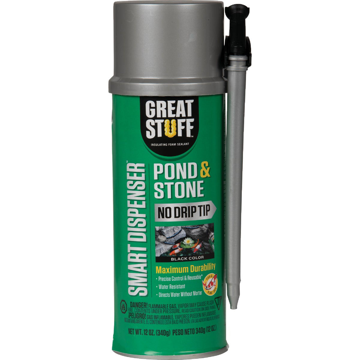 Great Stuff 99112849 Smart Dispenser Pond & Stone 12 Oz Black for sale  online