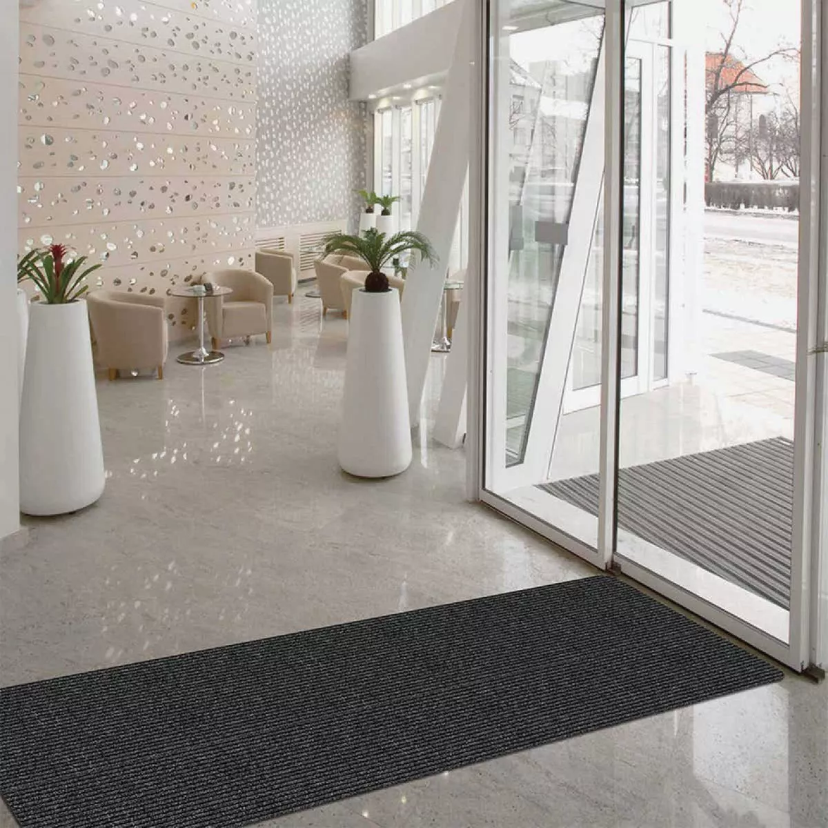 Multy Home Concord 4 Ft. x 6 Ft. Charcoal Carpet Utility Floor Mat, Indoor/Outdoor - photo 4