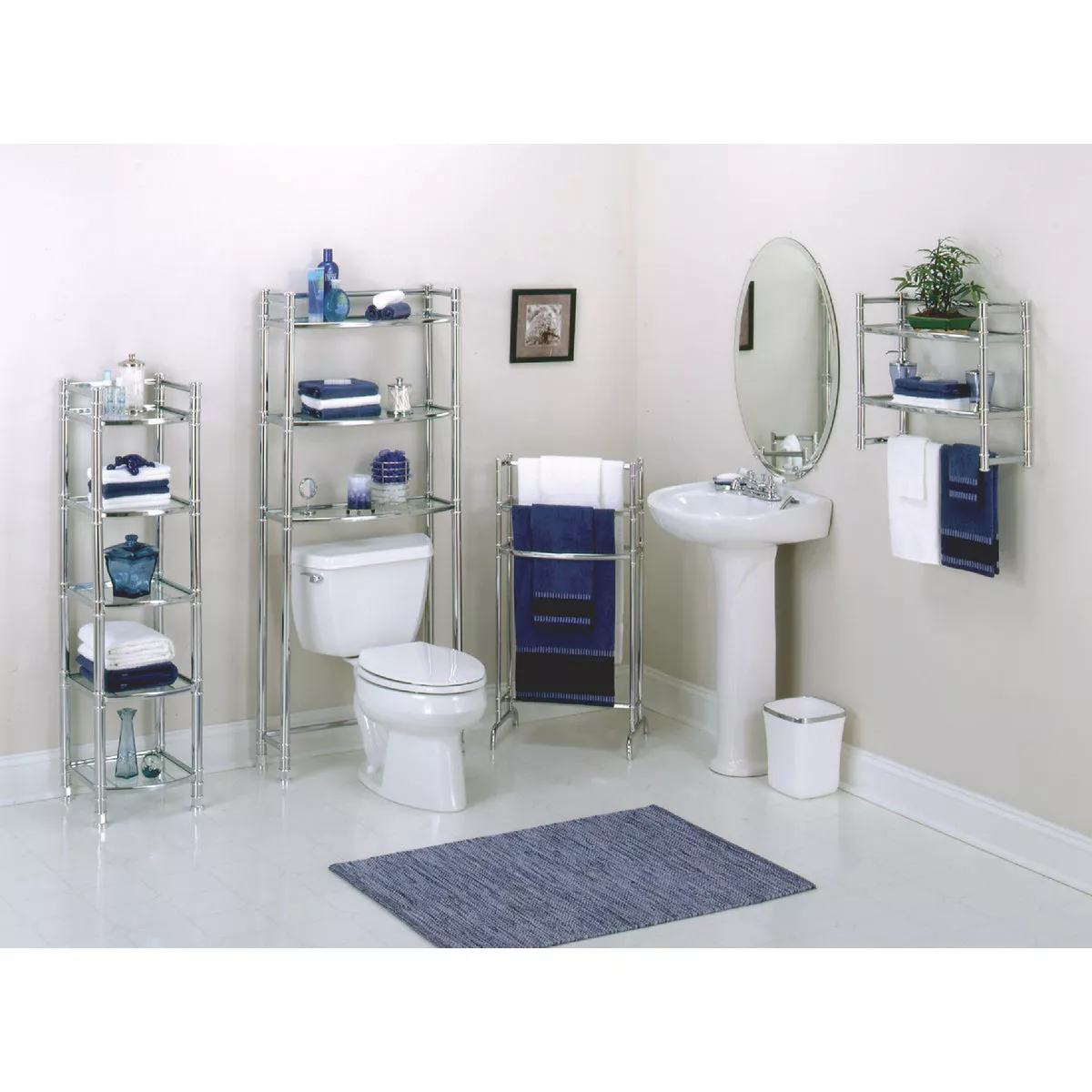 Zenith Frameless Beveled 21 In. W x 31 In. H x 4 In. D Single Mirror Surface Mount Oval Medicine Cabinet - photo 4