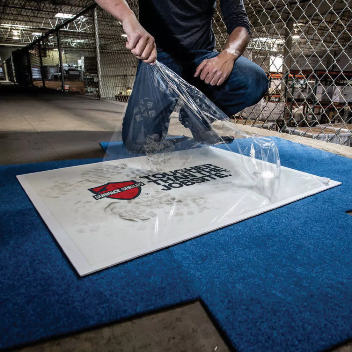 Surface Shields Step N Peel Clean Mat 24 In. x 30 In. Floor Protector Refill Sheets - photo 2