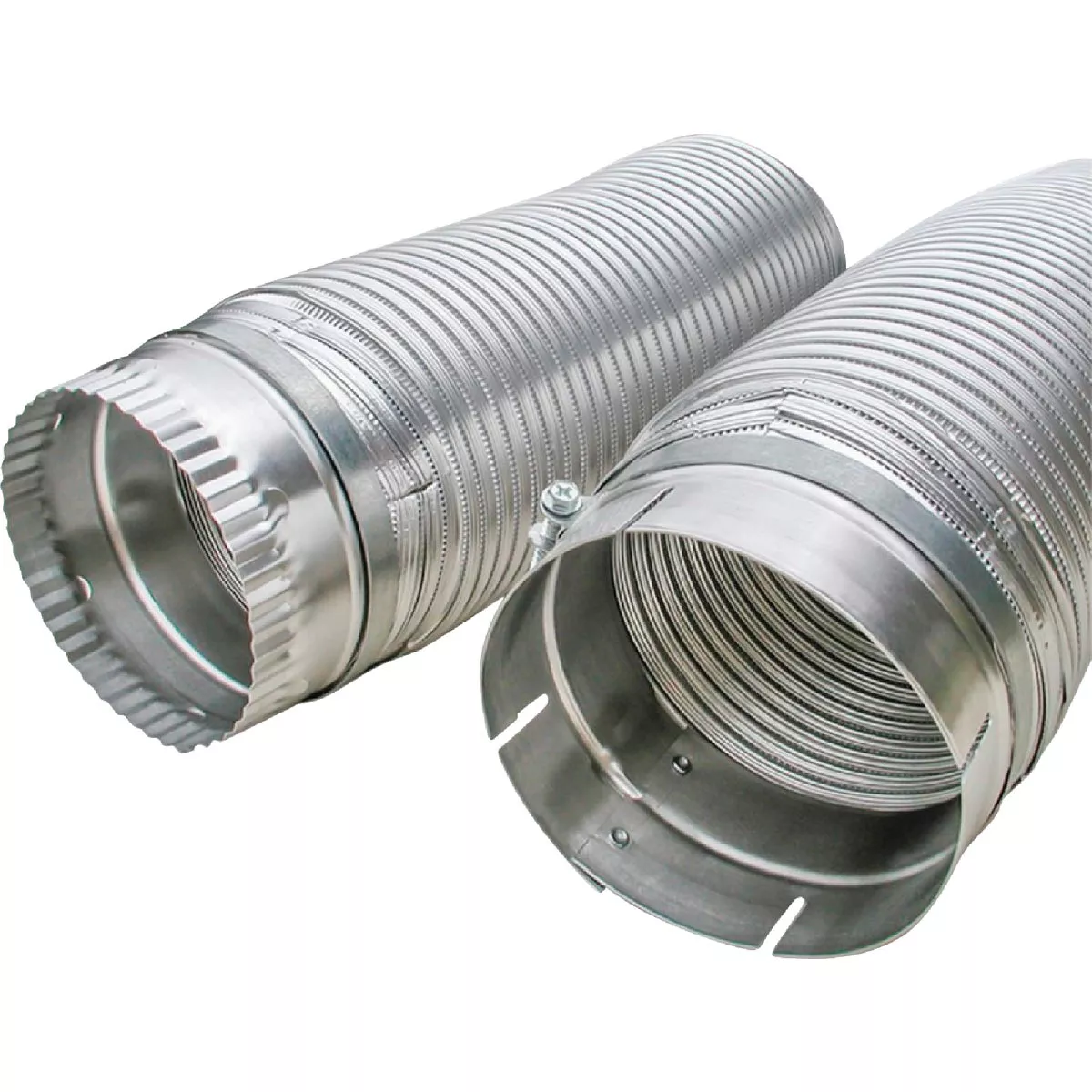Builders Best E-Z-Fasten 4 In. x 5 Ft. Aluminum Semi-Rigid Dryer Duct - photo 3