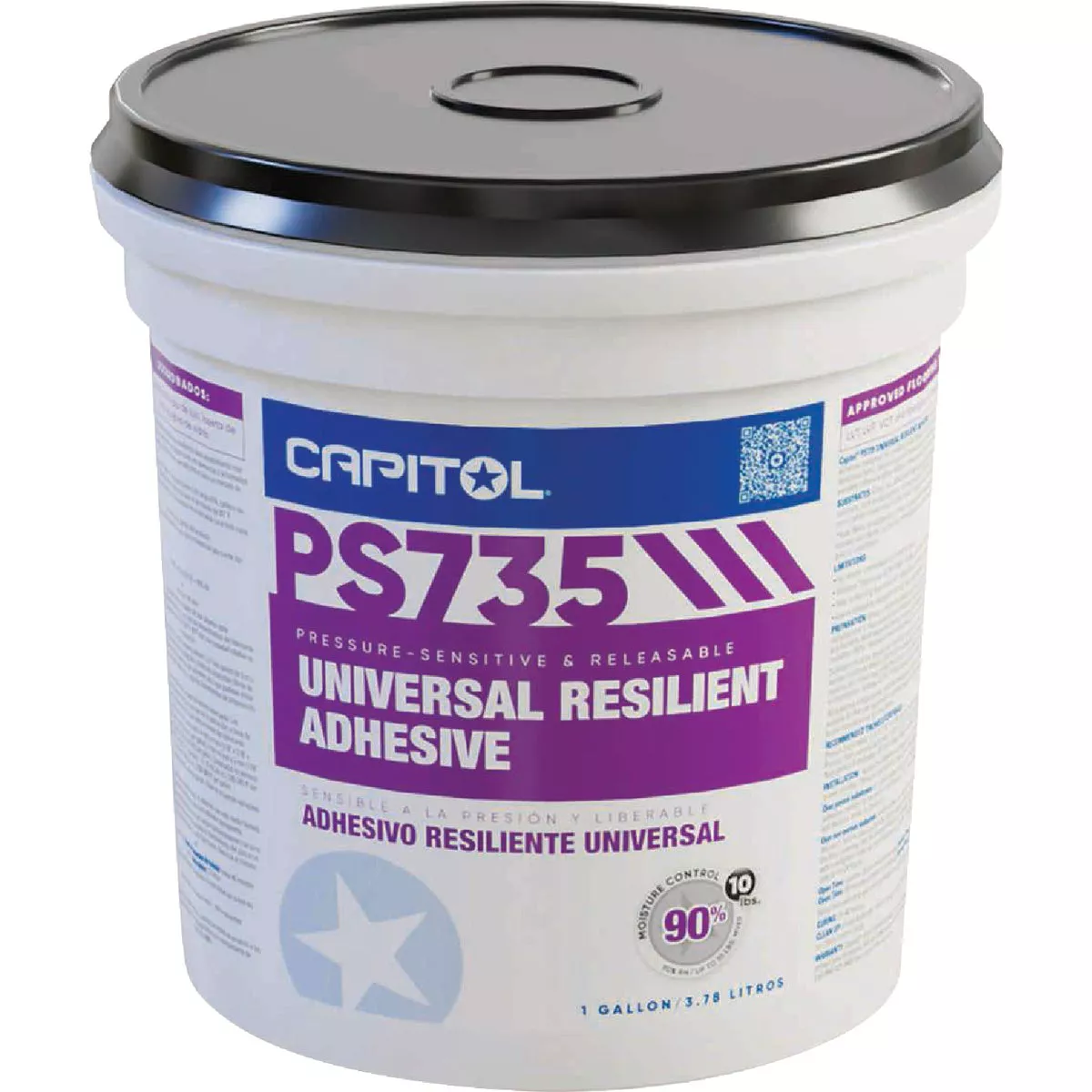 Capitol Universal Resilient Flooring Adhesive, 1 Gal.
