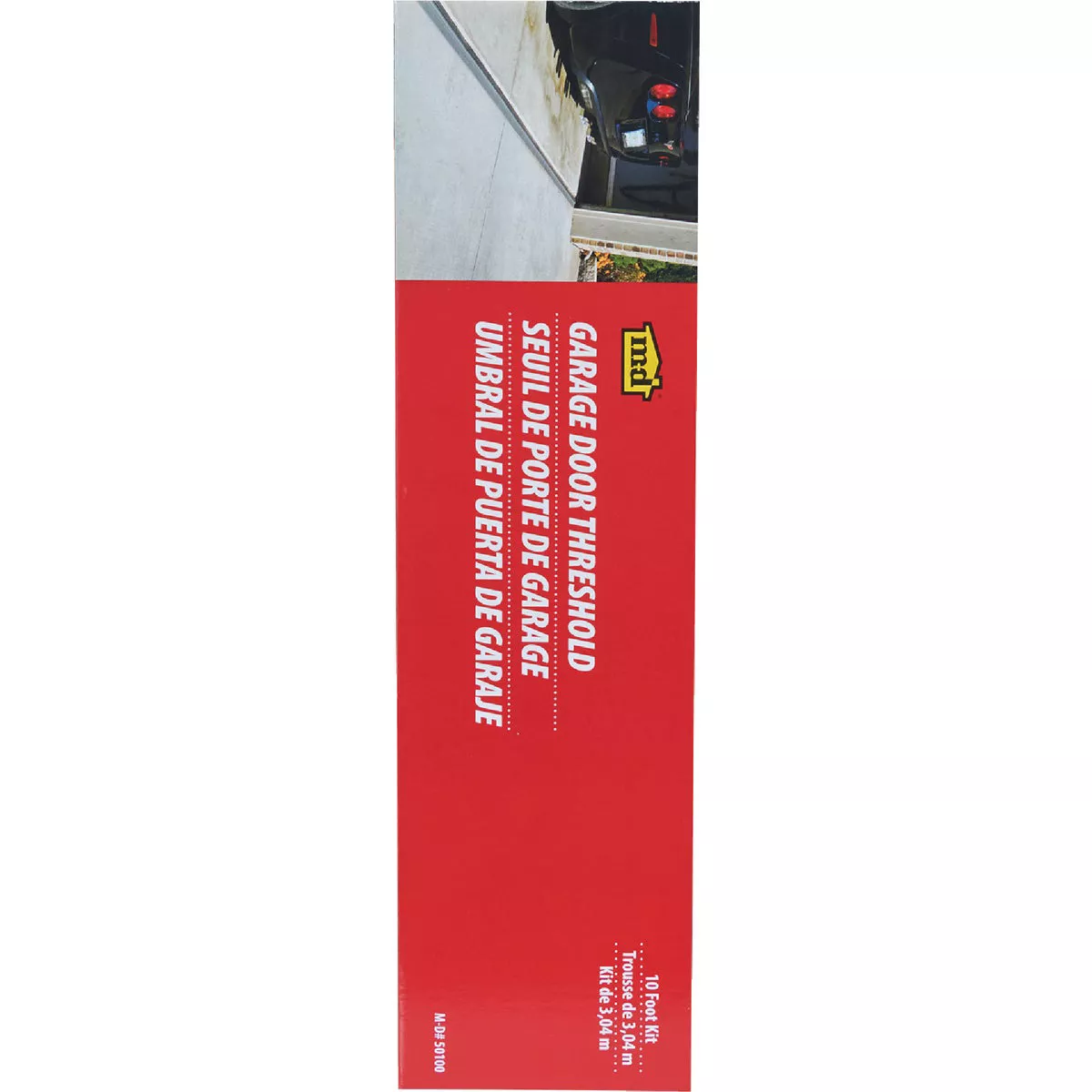 M-D Building Products 10 Ft. Gray Vinyl Garage Door Threshold Kit - photo 2