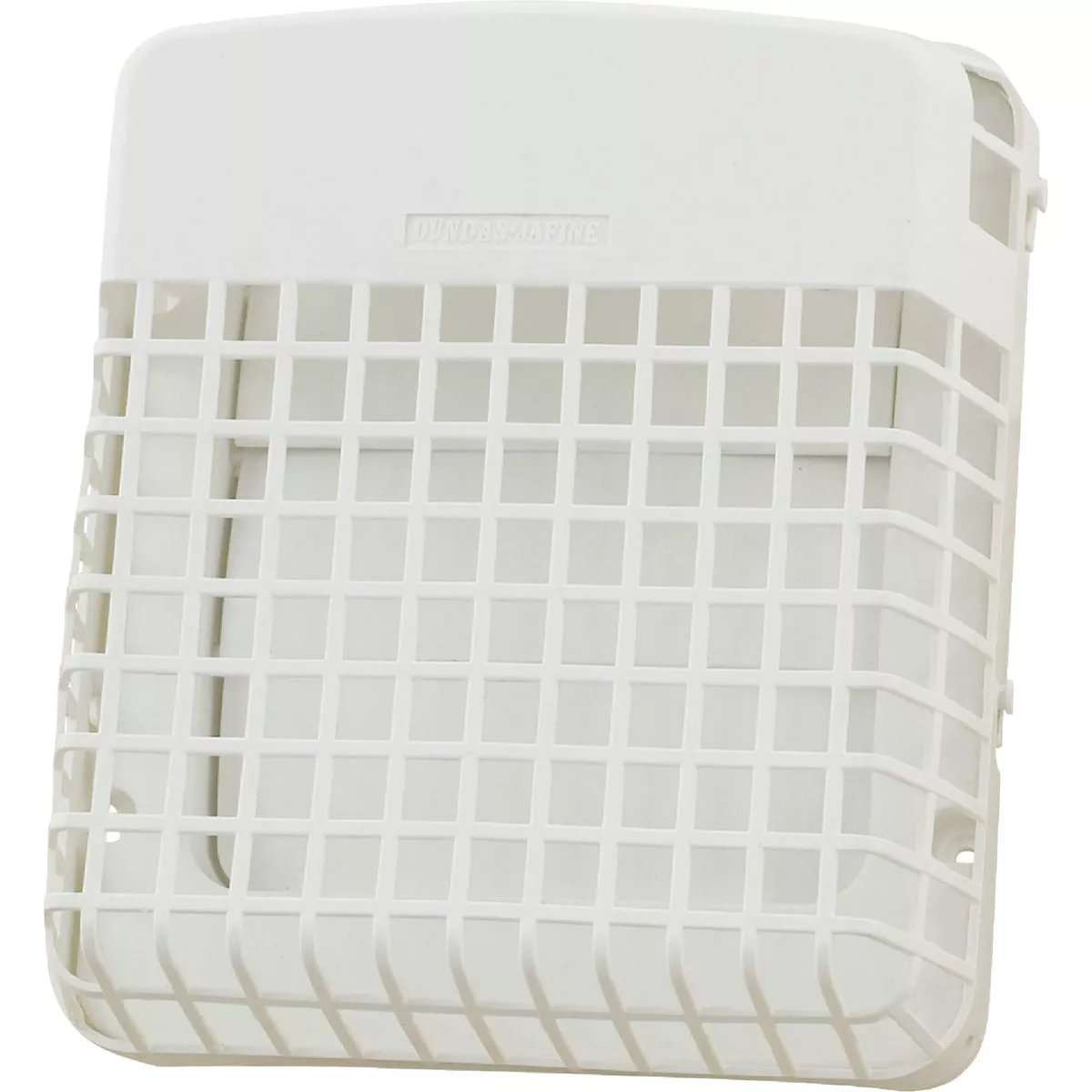 Dundas Jafine ProGard 4 In. White Plastic Dryer Vent Hood