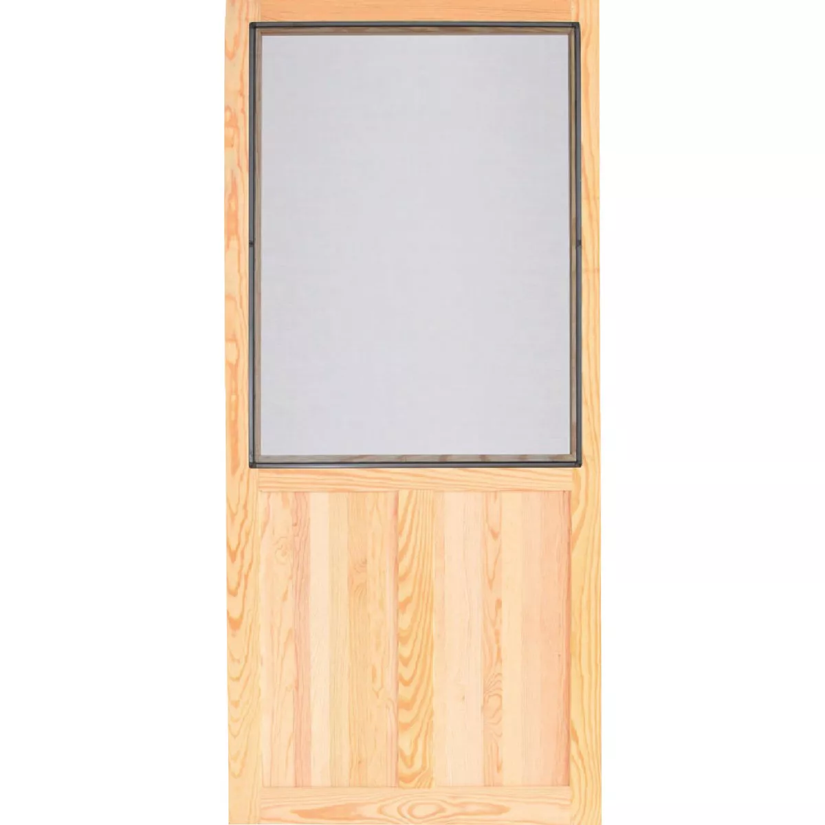 Screen Tight Pioneer 36 In. W x 80 In. H x 1 In. Thick Natural Wood Screen Door