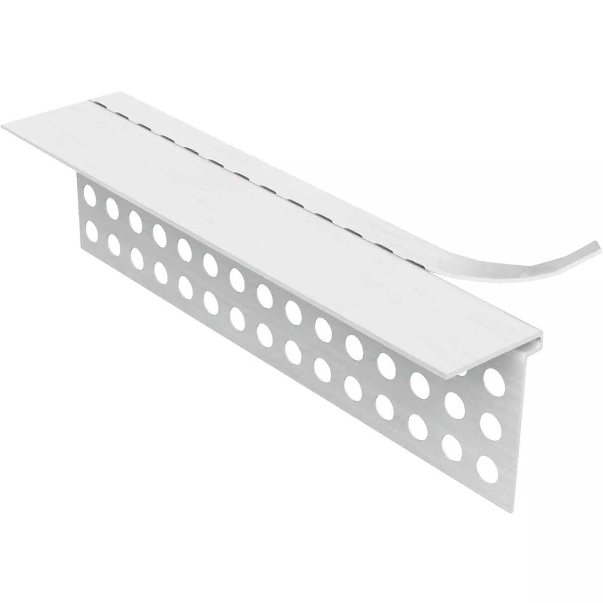 ClarkDietrich 5/8 In. x 10 Ft. Vinyl Rip-Bead L-Trim Corner Bead (Qty = 50 Pcs.)