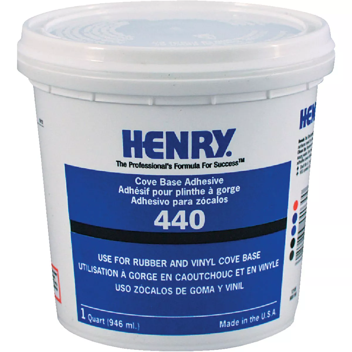 Henry Cove Base Adhesive, 1 Qt.