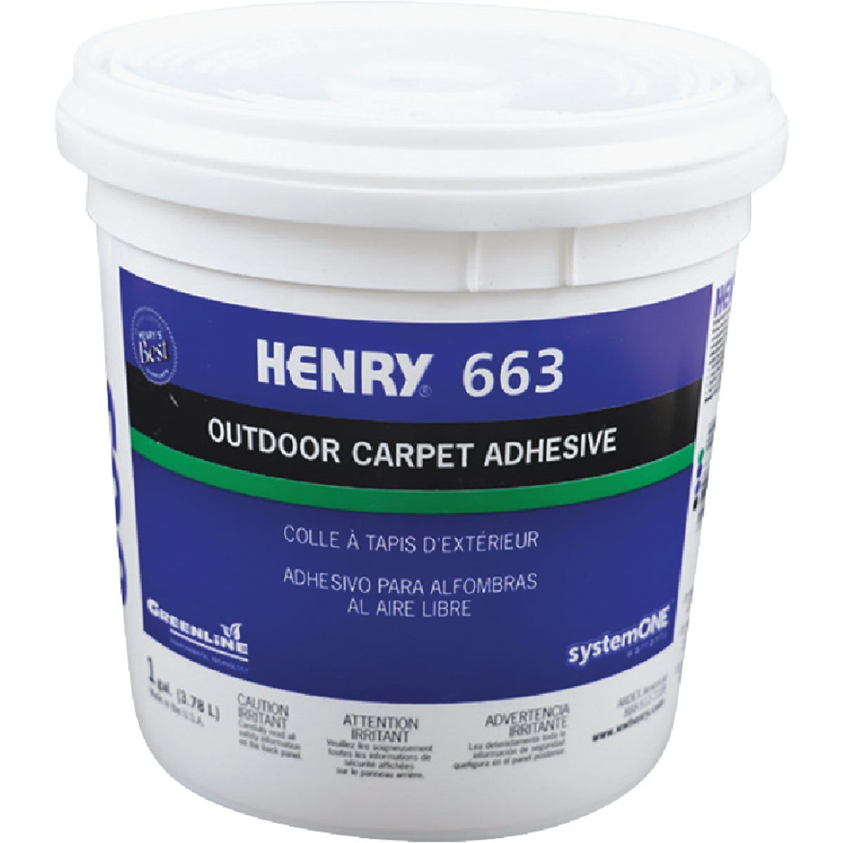 Henry Premium Outdoor Carpet Adhesive, Gallon Do it Best