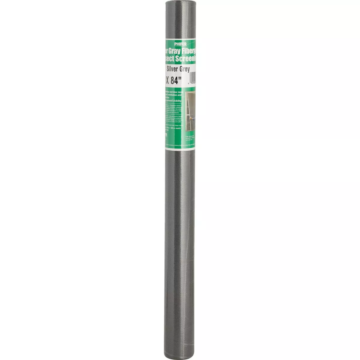Phifer 24 In. x 84 In. Gray Fiberglass Screen Cloth Ready Rolls - photo 2