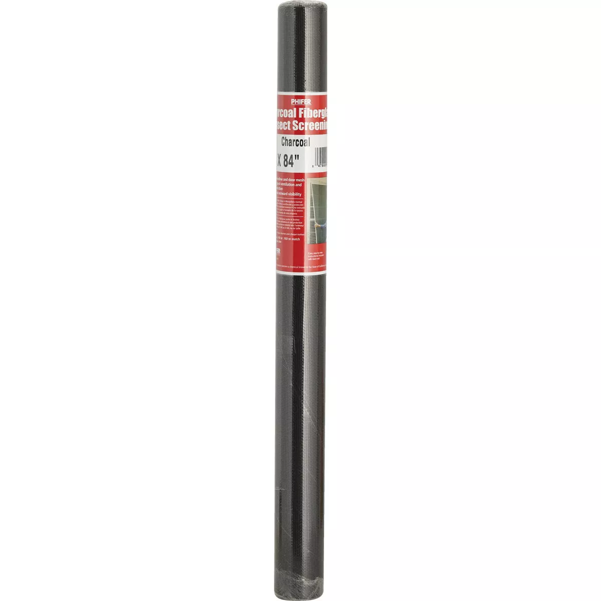 Phifer 24 In. x 84 In. Charcoal Fiberglass Screen Cloth Ready Rolls - photo 2