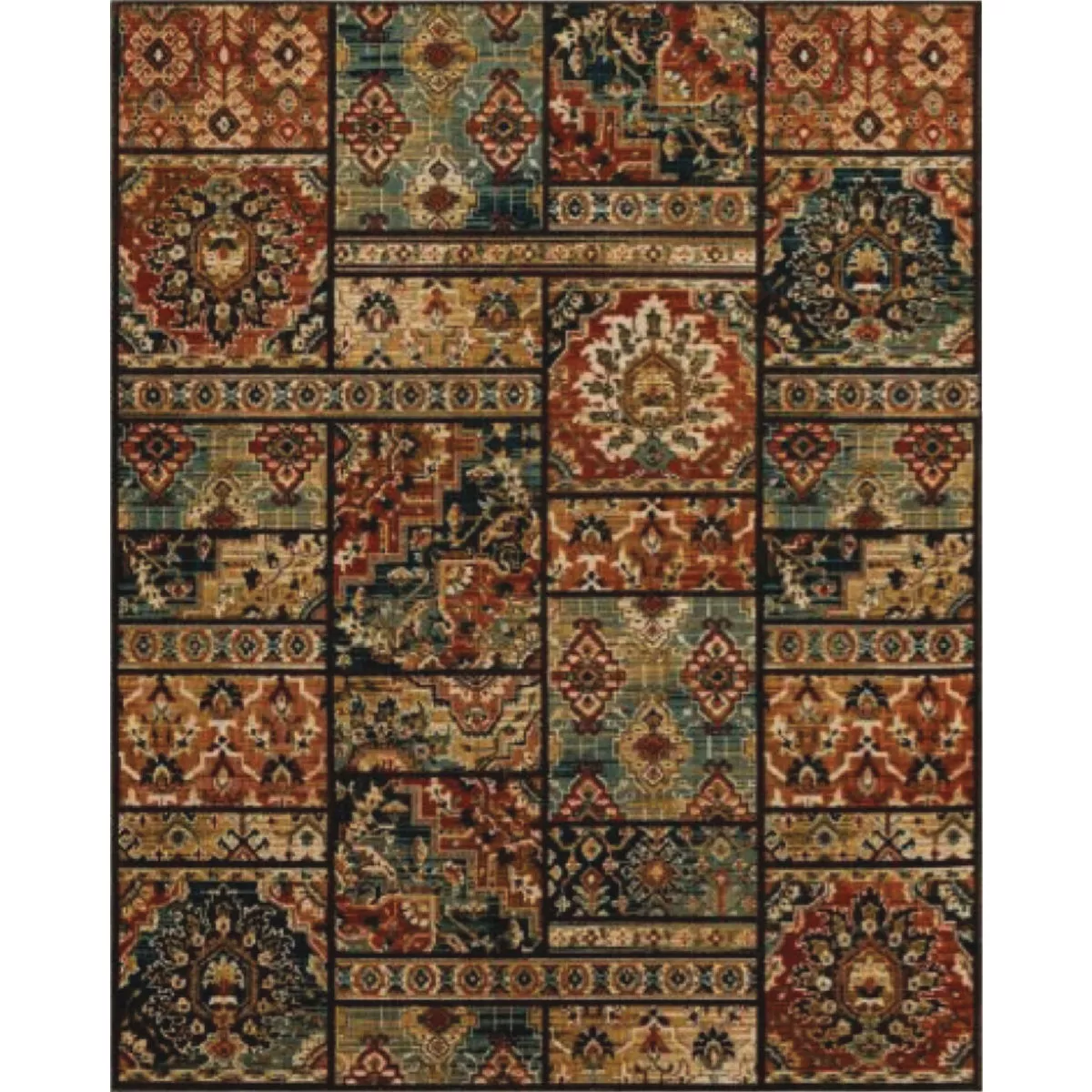 Mohawk Home Abbotts Lake Multi-Colored 30 In. x 96 In. Runner